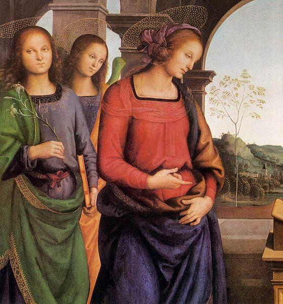 Pietro Perugino The Vision of St Bernard